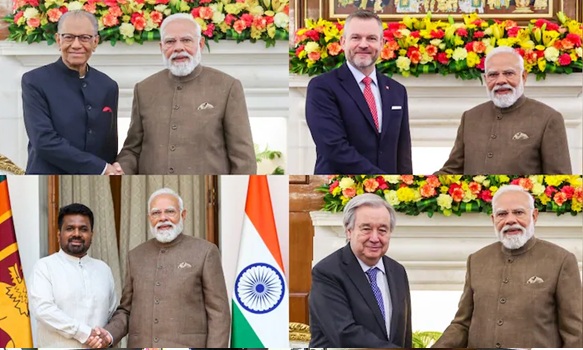 श्रीलंका, मॉरीशस, स्लोवाकिया… PM मोदी की राष्ट्राध्यक्षों से द्विपक्षीय बातचीत, ग्लोबल कंपनी के CEOs से भी खास मुलाकात…………..