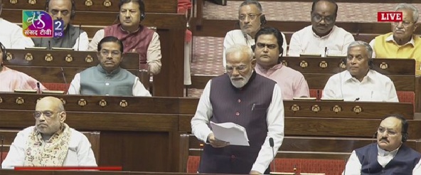 पश्चिम एशिया के हालात पर राज्यसभा में PM मोदी का संबोधन : पश्चिम एशिया में उपजे हालात से हम सब परिचित, लोगों की हित की सुरक्षा हमारी प्राथमिकता- पीएम मोदी
