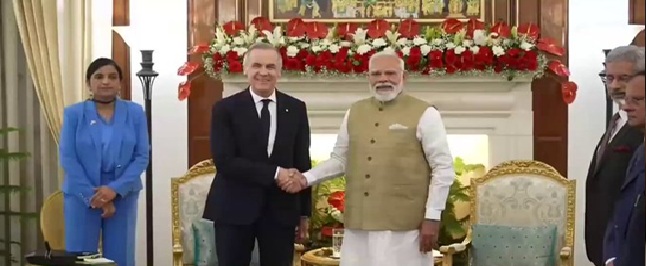 प्रधानमंत्री मोदी और कनाडाई समकक्ष मार्क कार्नी के बीच व्यापार, ऊर्जा और महत्वपूर्ण प्रौद्योगिकी के क्षेत्रों में वार्ता ………………