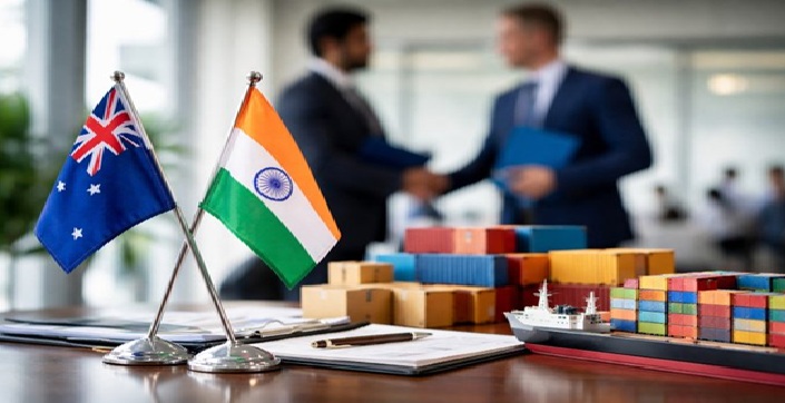 भारत-न्यूज़ीलैंड मुक्‍त व्‍यापार समझौते आज होंगे साइन ,भारत को मिलेगा 100% टैक्स फ्री एक्सेस…….