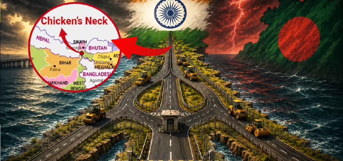 चिकन नेक कॉरिडोर पर बांग्लादेश के कट्टरपंथियों के मंसूबों की हवा निकालनी आसान होगी…………………….