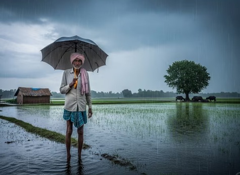 देशभर में मानसून एक बार फिर रफ्तार पकड़ने के लिए तैयार,बिहार के 8 जिलों में बारिश के असार …………..