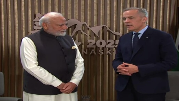 पीएम मोदी ने कनाडा के पीएम मार्क कार्नी संग की द्विपक्षीय बैठक