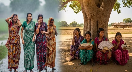 आज बिहार के 11 जिलों में बारिश  तो 6 जिलों का तापमान 45॰C पहुंचने की संभावना…………
