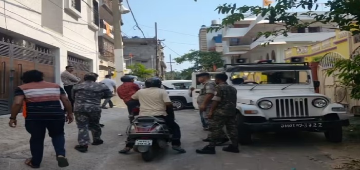 रांची में RSS ऑफिस पर पेट्रोल बम से हमला………………