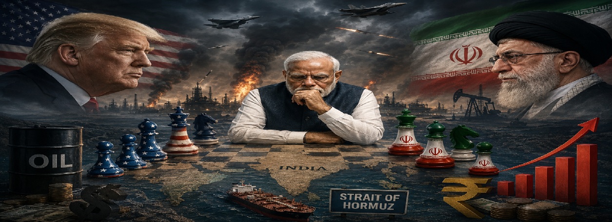 अमेरिका–ईरान युद्ध : भारत के लिए आर्थिक और राजनीतिक संकट की नई परीक्षा