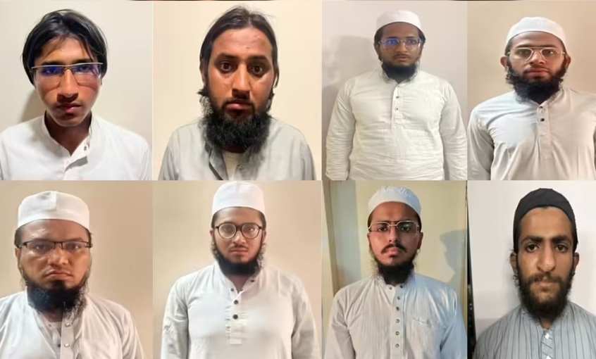 गुजरात एटीएस ने जैश के लिए काम करने वाले 8 आरोपियों को किया गिरफ्तार …………….