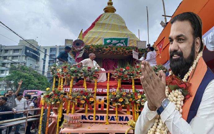 आज इस्कॉन मंदिर से निकलेगी प्रभु जगन्नाथ की भव्य रथयात्रा