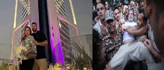 विपक्षी नेताओं की दिल्ली में गोलबंदी, तेजस्वी नदारद………..