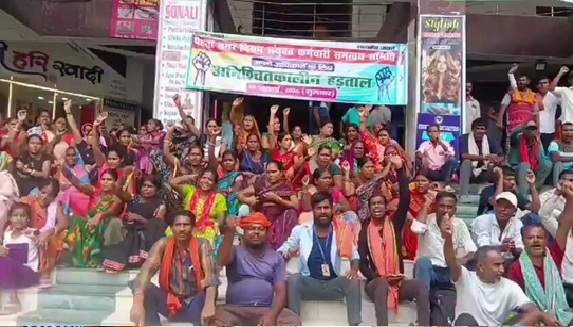 पटना में सफाईकर्मियों की हड़ताल सातवां दिन, डेंगू-मलेरिया का बढ़ा खतरा………