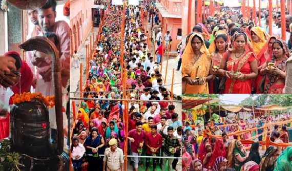 तीसरी सोमवारी पर हर-हर महादेव के जयकारों से शिवमय हुआ शहर…….